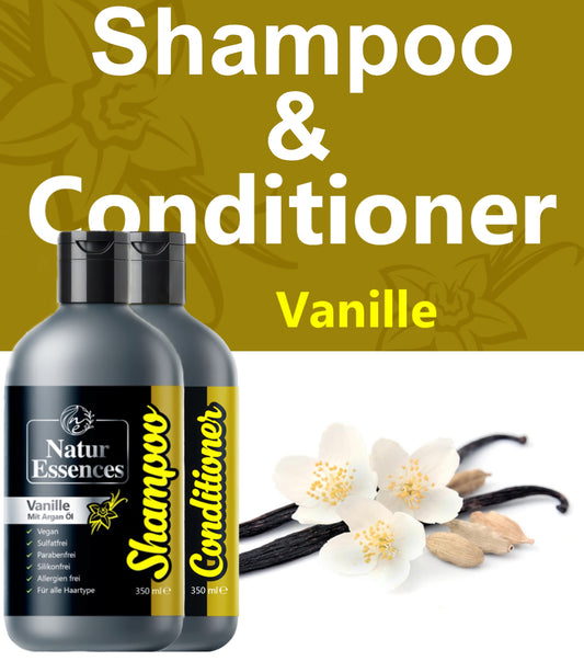 Shampoo & Conditioner - Vanille mit Argan Öl